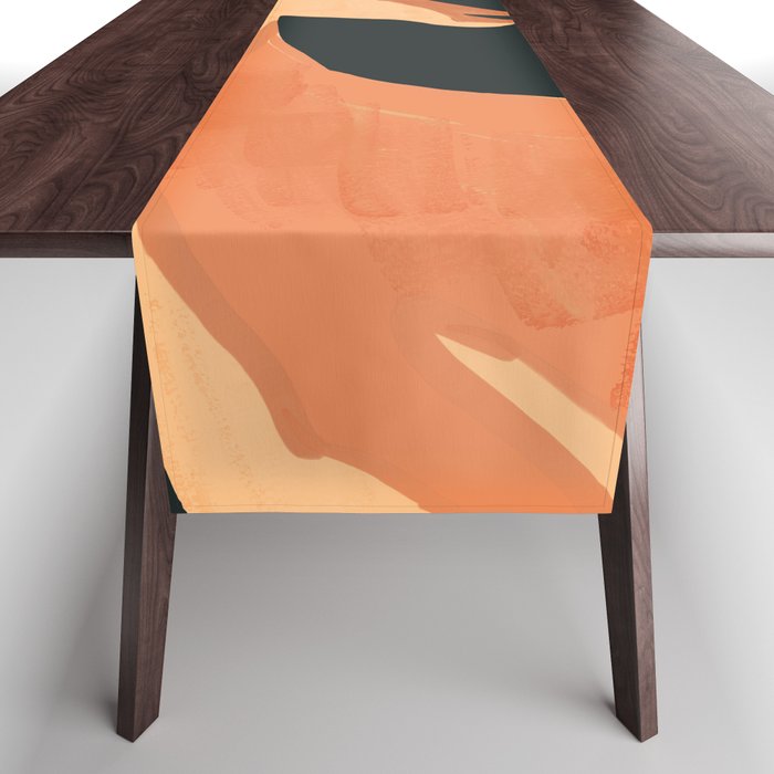 Minimal Abstract Art Deer Table Runner Gallery Image 1