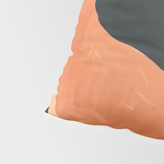 Minimal Abstract Art Deer Pillow Sham Gallery Image 4