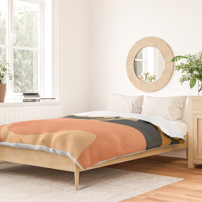 Minimal Abstract Art Deer Duvet Cover Gallery Image 2