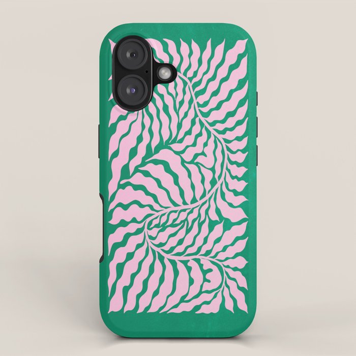 Sage & Chantilly Fern: Ferns 01 iPhone Case Gallery Image 1
