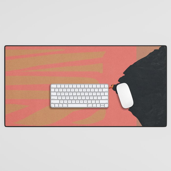 Pink Summer Sun Desk Mat Gallery Image 1