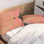 Pink Summer Sun Pillow Sham Gallery Image 2