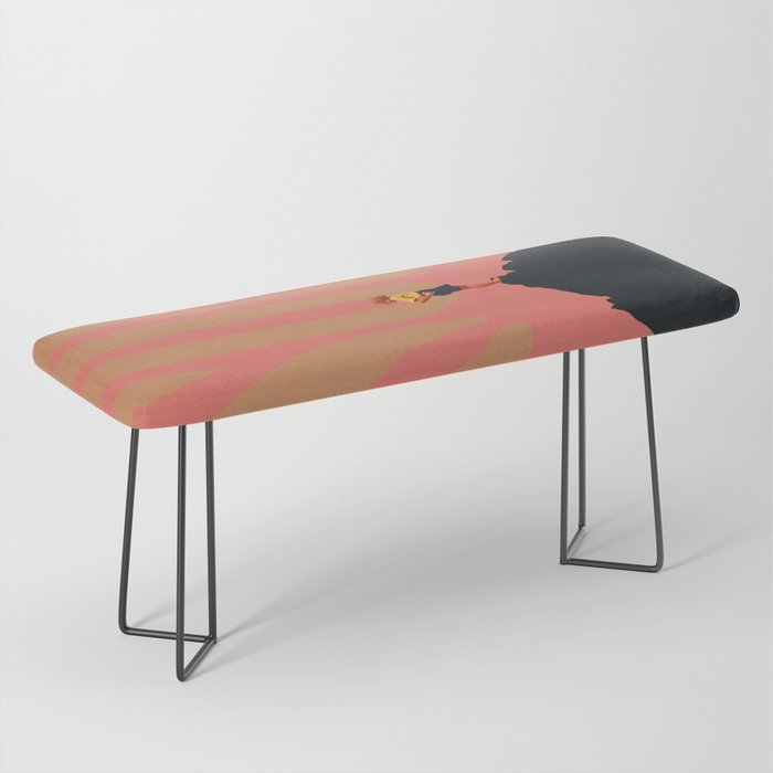 Pink Summer Sun Bench Gallery Image 1