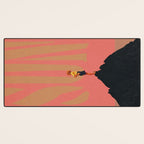 Pink Summer Sun Desk Mat Gallery Image 3