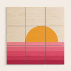 Sunseeker 15 Landscape Wood Wall Art Gallery Image 1