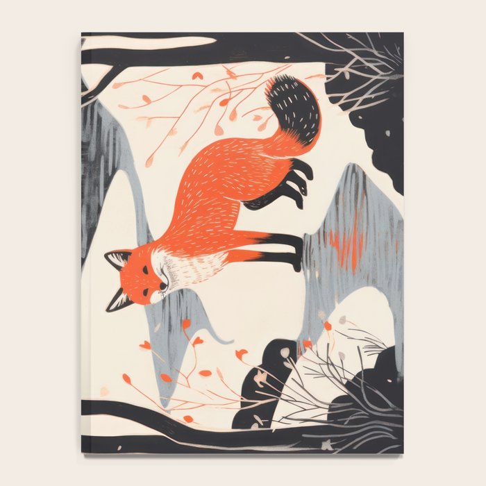 Winter River Fox Notebook Gallery Image 4