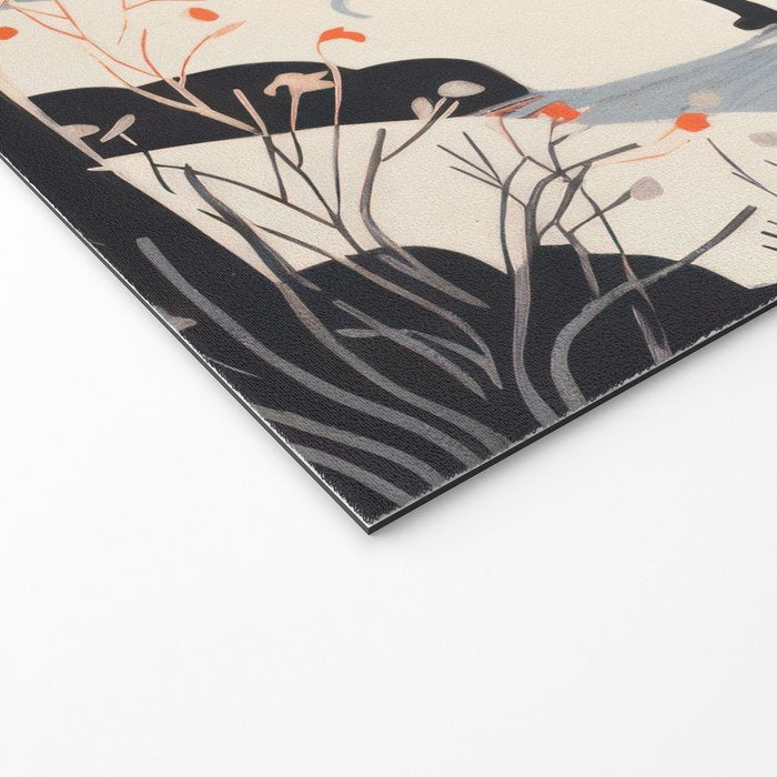 Winter River Fox Welcome Mat Gallery Image 2