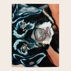 Daisy the Black Lab Dog Portrait Poster Gallery Image 4