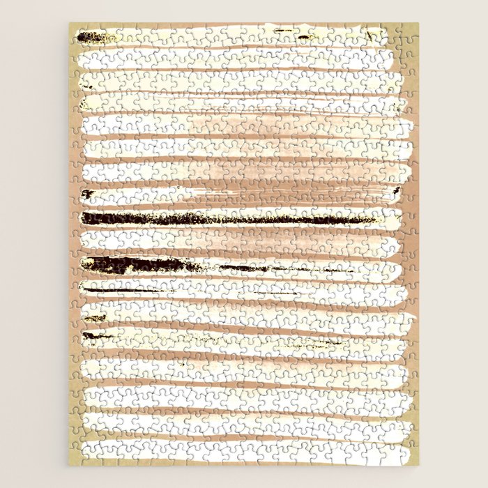 Brown Earth Lines Jigsaw Puzzle Gallery Image 1