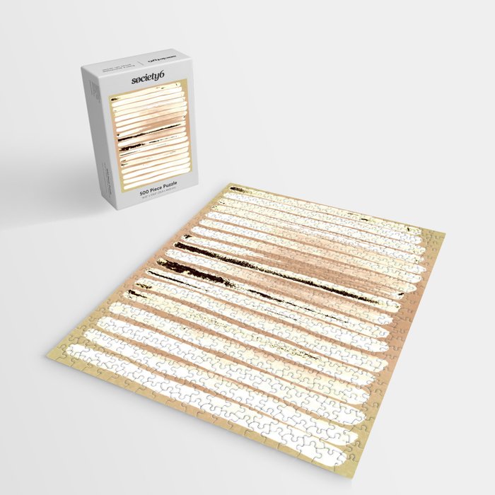 Brown Earth Lines Jigsaw Puzzle Gallery Image 2