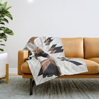 Urban Tribal Pattern No.5 - Aztec - Concrete and Wood Throw Blanket Gallery Image 1