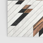 Urban Tribal Pattern No.5 - Aztec - Concrete and Wood Poster Gallery Image 3