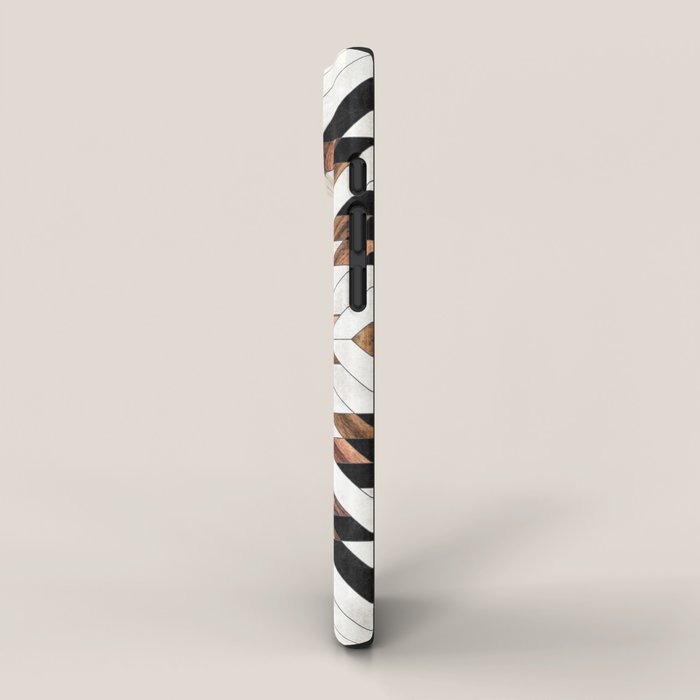 Urban Tribal Pattern No.5 - Aztec - Concrete and Wood iPhone Case Gallery Image 2