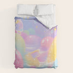 Pastel Cosmic Jelly Landscape Duvet Cover Gallery Image 6