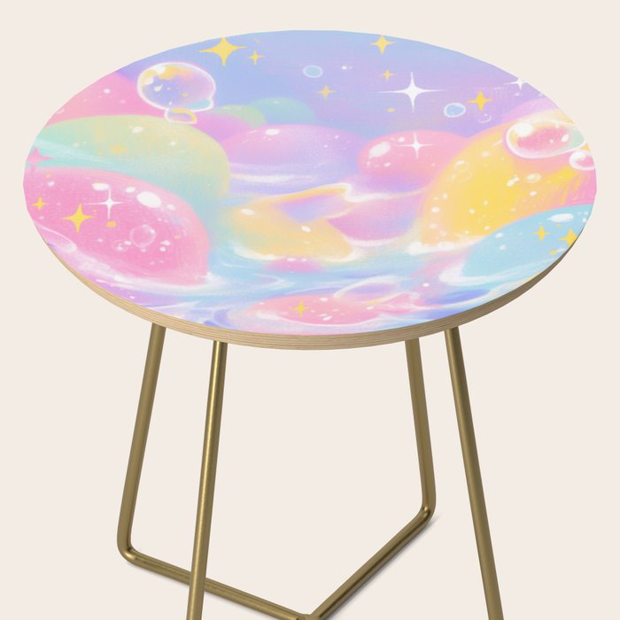 Pastel Cosmic Jelly Landscape Side Table Gallery Image 2