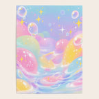 Pastel Cosmic Jelly Landscape Poster Gallery Image 4