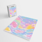 Pastel Cosmic Jelly Landscape Jigsaw Puzzle Gallery Image 2