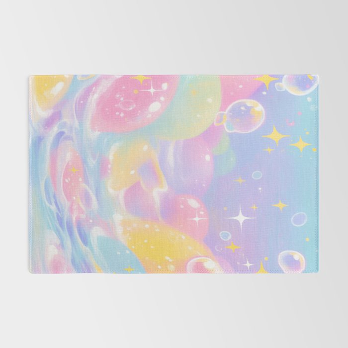 Pastel Cosmic Jelly Landscape Rug Gallery Image 2
