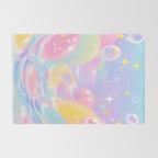Pastel Cosmic Jelly Landscape Rug Gallery Image 2
