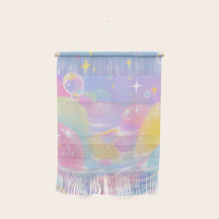 Pastel Cosmic Jelly Landscape Wall Hanging Gallery Image 1