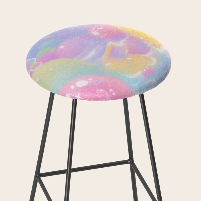 Pastel Cosmic Jelly Landscape Stool Gallery Image 2