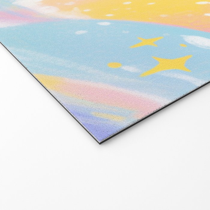 Pastel Cosmic Jelly Landscape Welcome Mat Gallery Image 2