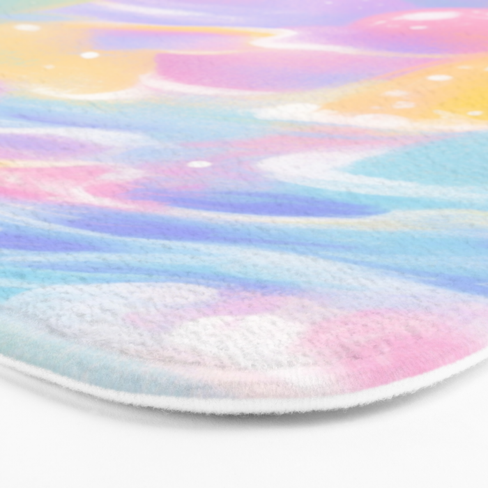 Pastel Cosmic Jelly Landscape Bath Mat Gallery Image 3