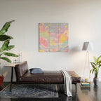 Pastel Cosmic Jelly Landscape Wood Wall Art Gallery Image 2