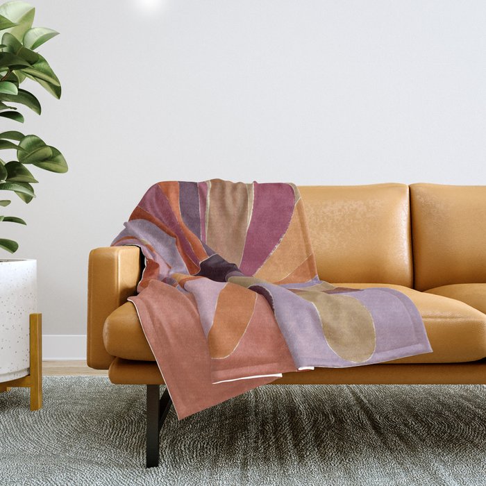 Bloom #1 Throw Blanket Gallery Image 1