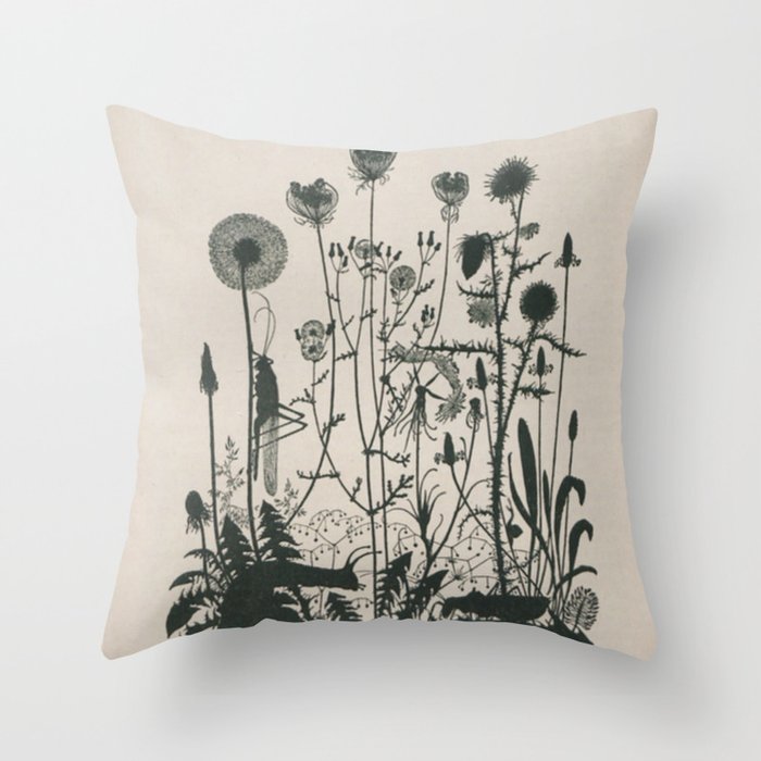 Nouveau Nature Throw Pillow Gallery Image 6