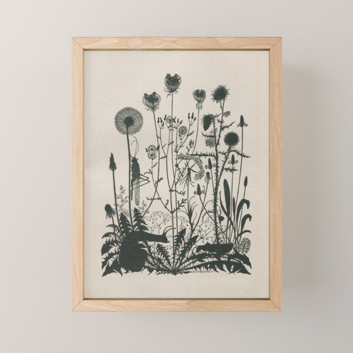 Nouveau Nature Mini Art Print Gallery Image 1