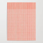 Abstract Stripes in Coral Poster Gallery Image 4