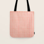 Abstract Stripes in Coral Tote Bag Gallery Image 1