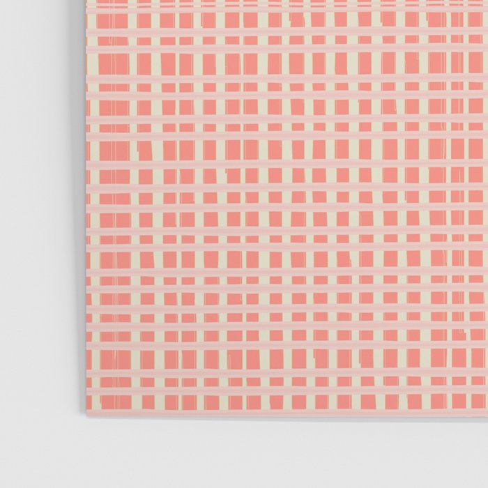 Abstract Stripes in Coral Poster Gallery Image 3