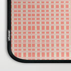 Abstract Stripes in Coral Laptop Sleeve Gallery Image 3