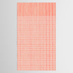 Abstract Stripes in Coral Tablecloth Gallery Image 2