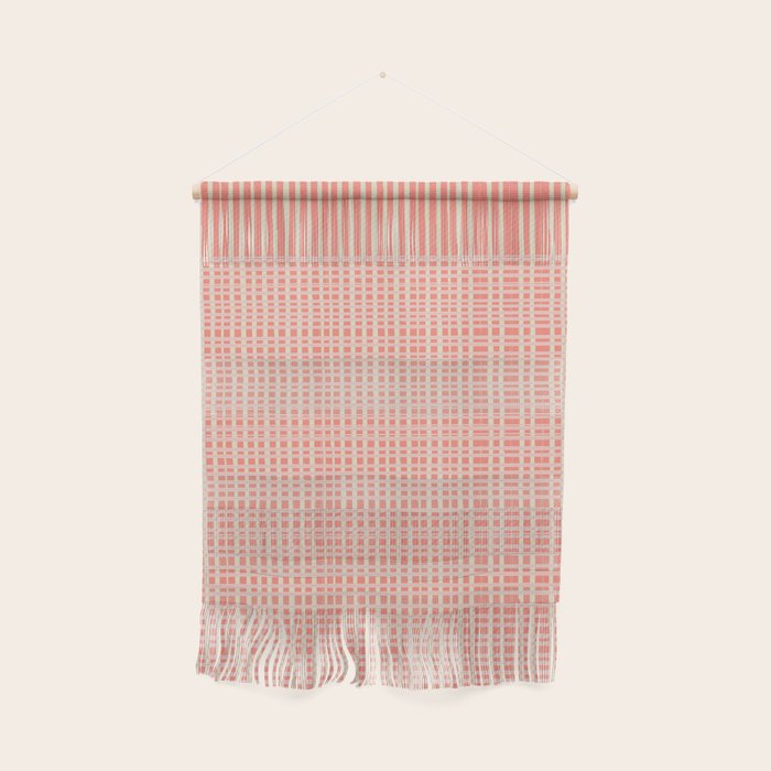 Abstract Stripes in Coral Wall Hanging Gallery Image 1