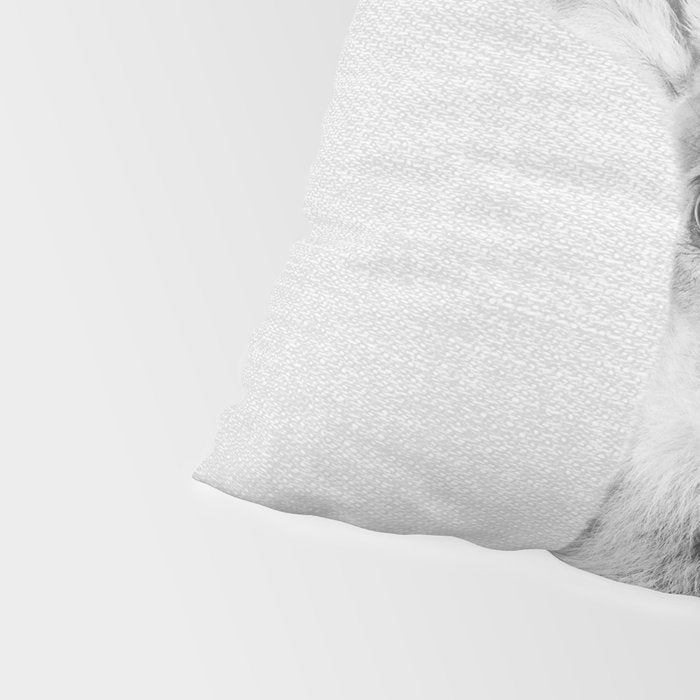 Baby Deer - Black & White Pillow Sham Gallery Image 4