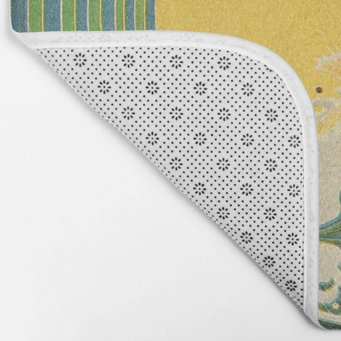 "And Pipe the Little Songs that Are Inside of Bubbles " by Dugald Stewart Walker, 1920 Bath Mat Gallery Image 2
