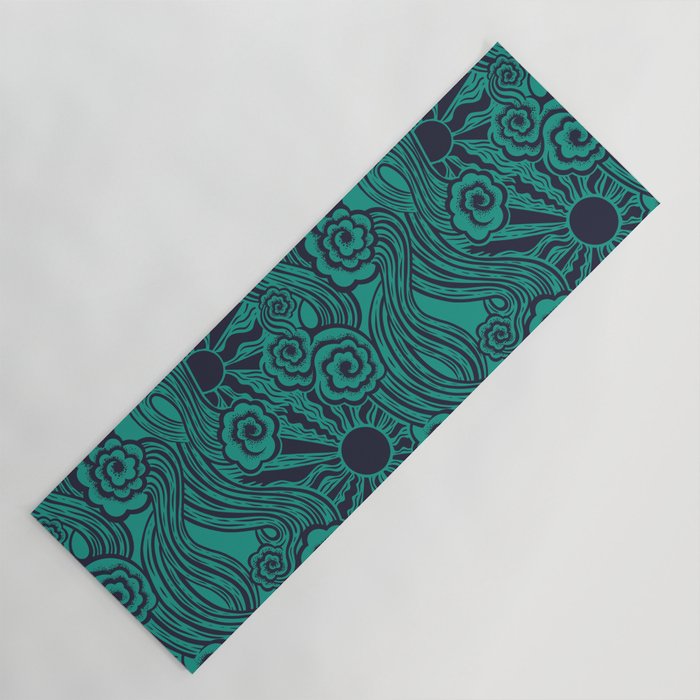 Happy Waves Yoga Mat Gallery Image 1