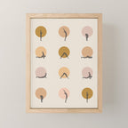 sun salutation I âÂ golden Mini Art Print Gallery Image 1