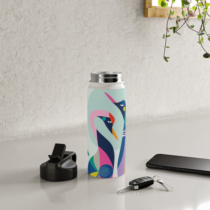 Rainbow Geese Water Bottle Gallery Image 4