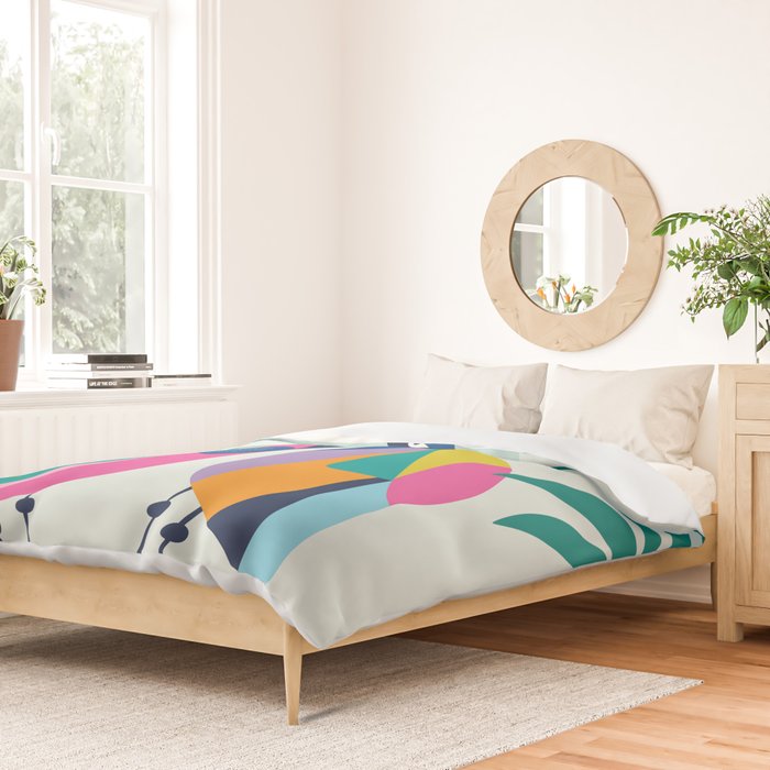 Rainbow Geese Duvet Cover Gallery Image 2