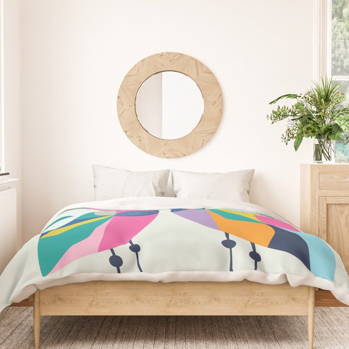 Rainbow Geese Duvet Cover Gallery Image 3