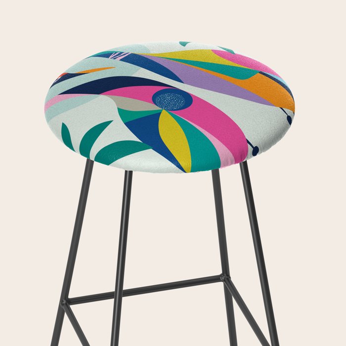 Rainbow Geese Stool Gallery Image 2