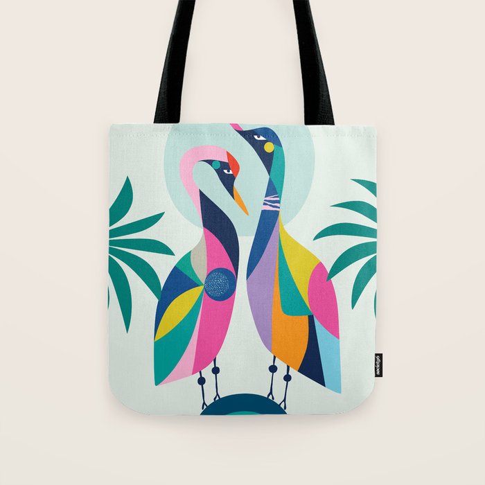 Rainbow Geese Tote Bag Gallery Image 1