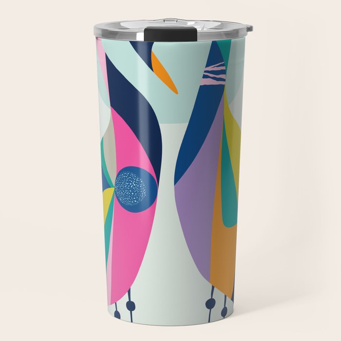 Rainbow Geese Travel Mug Gallery Image 1