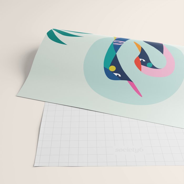 Rainbow Geese Wrapping Paper Gallery Image 2
