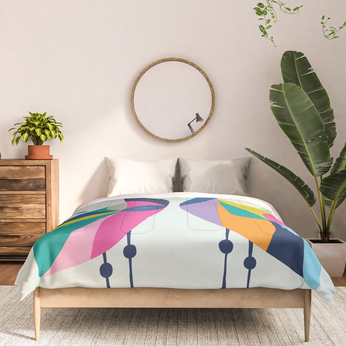 Rainbow Geese Comforter Gallery Image 3