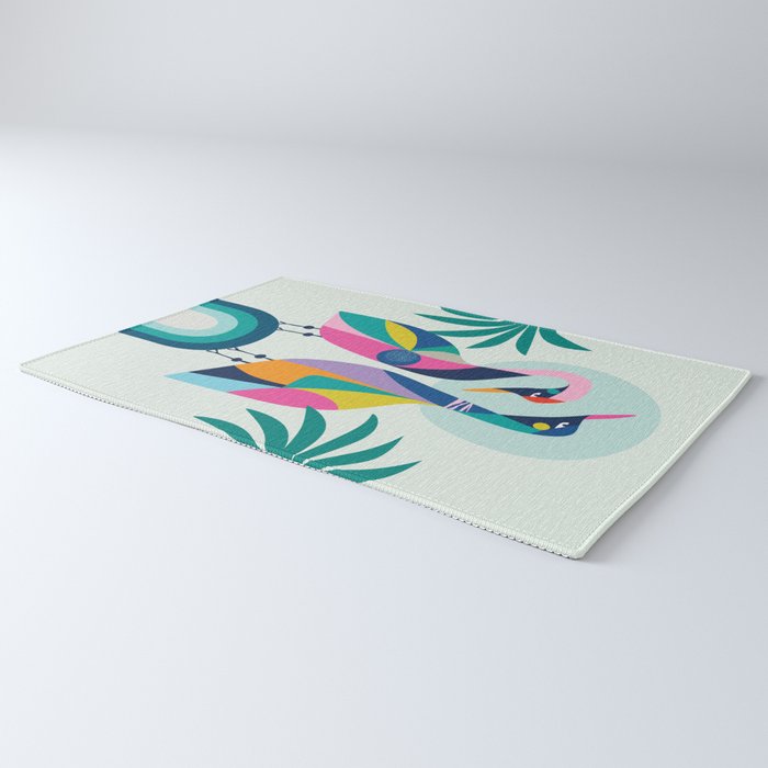 Rainbow Geese Rug Gallery Image 3